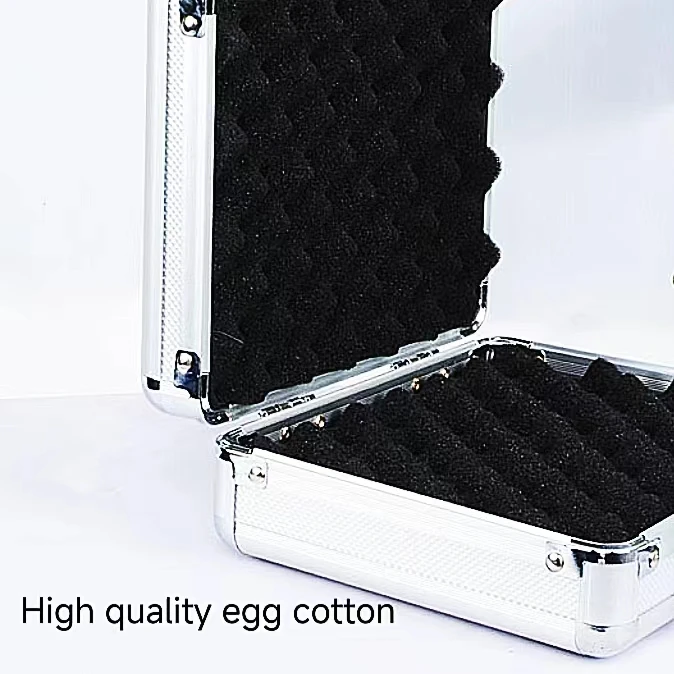 Алюминиевый ящик для инструментов игрушечный пистолет маленький чемодан садовый многофункциональный алюминиевый