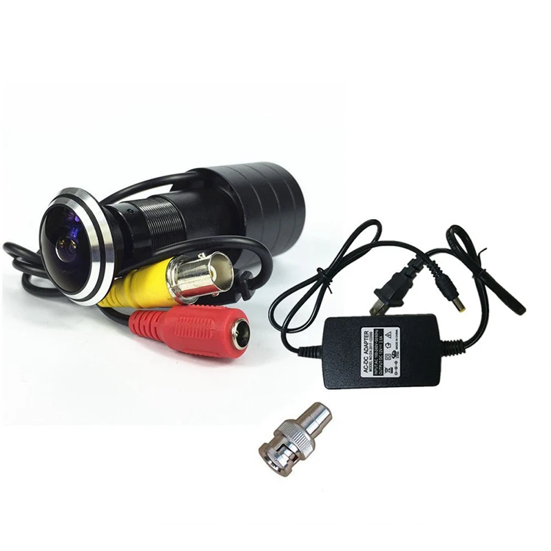 ahd cvbs mini door eye hole peephole video camera