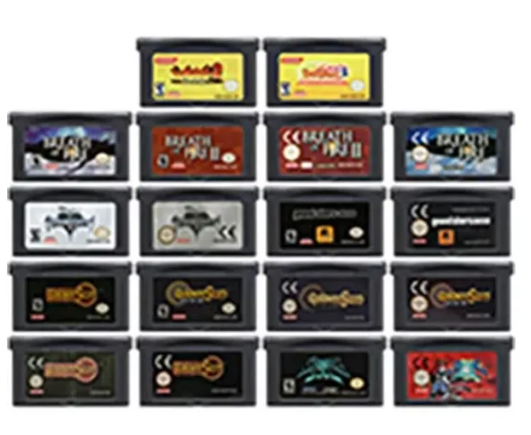 Best Quality Breath of Fire game card for GBA Golden Sun Game cartridge