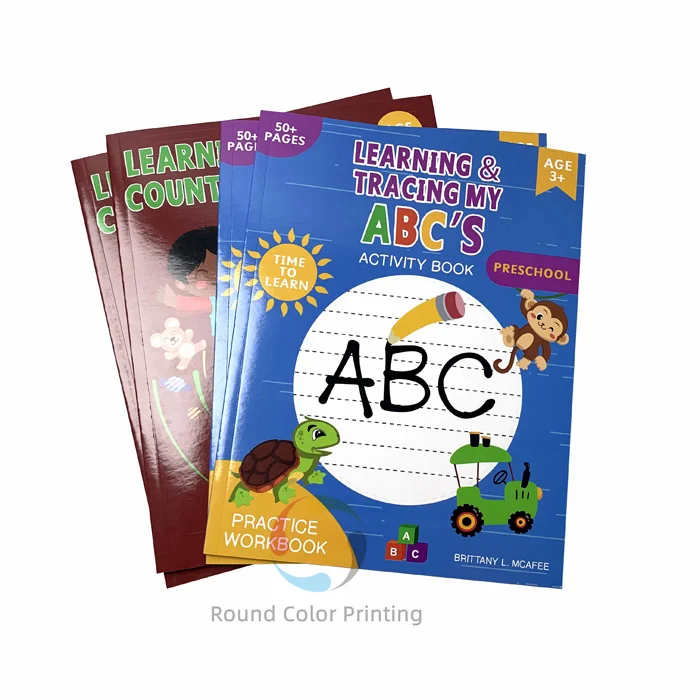 OEM полноцветная печать на заказ мягкий чехол учебник принтер для рабочих книг