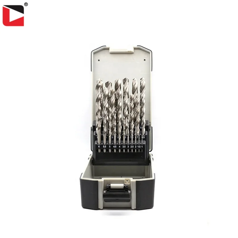 Wholesale 25pcs din338 hss titanium drill bit set for metal