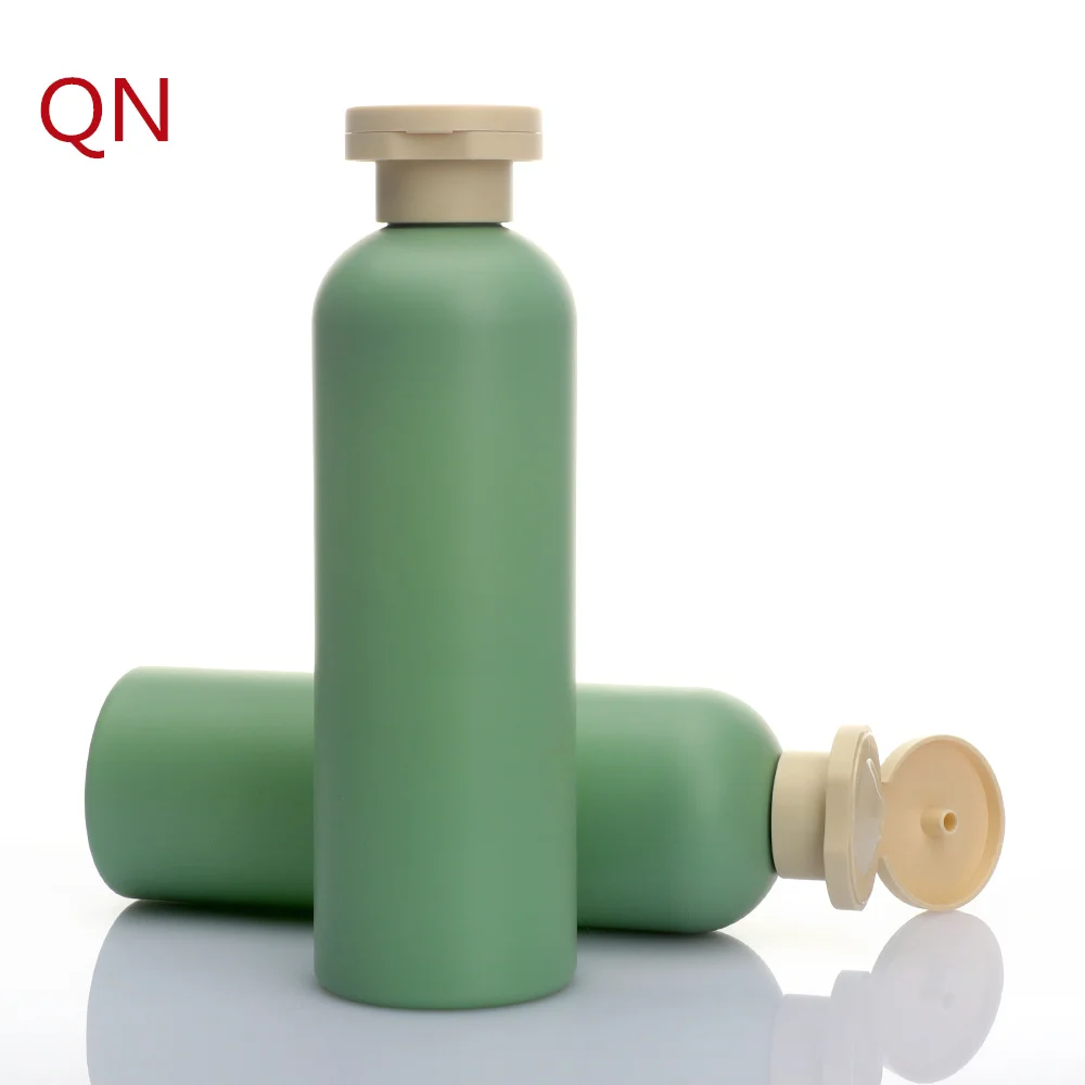 Manufacturer 250ml PE squeezable bottle lotion skincare packaging soft touch bottle for cosmetic