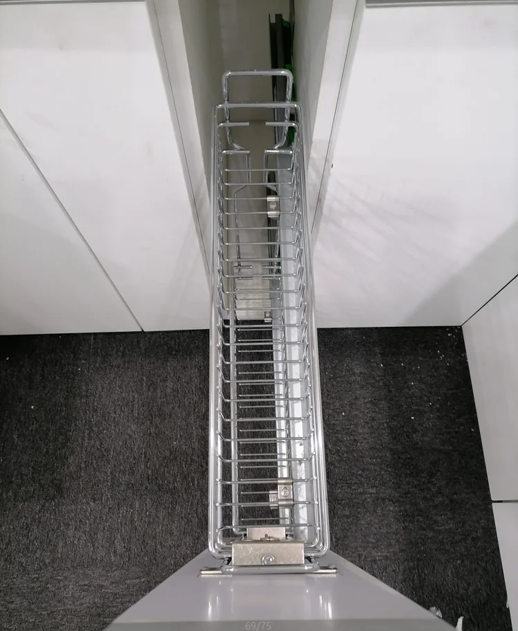 Slide Out Double Upper Cabinet Organizer Jar Spice Rack  Pull Out Two Tier Sliding Shelf