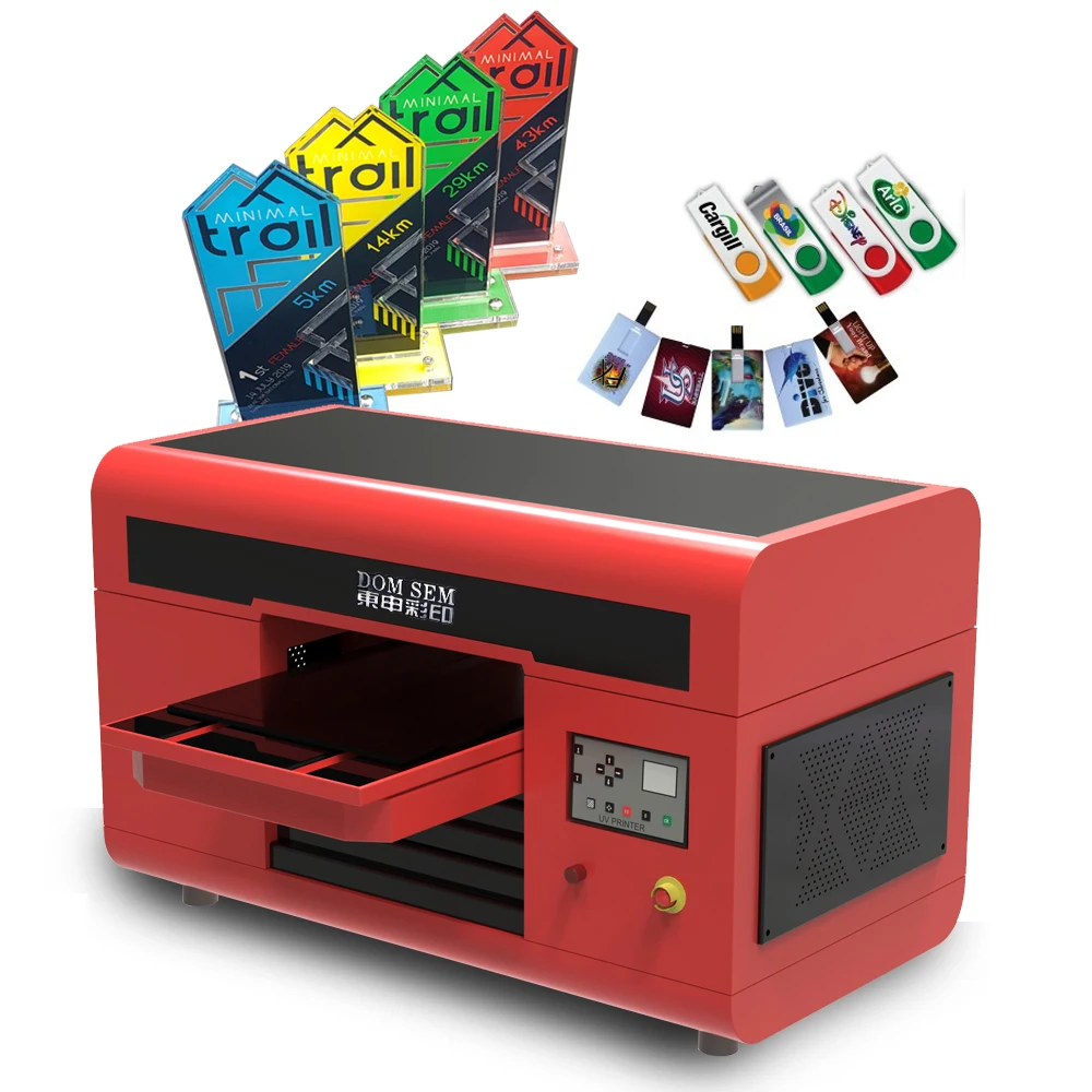 Good Price Inkjet 3050 UV Flatbed Printer A3 LED UV Printer For Phone Cases Wood Glass