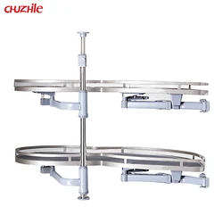 Kitchen Furniture for Storage Pull down 1 tier basket Shelving Elevator Basket