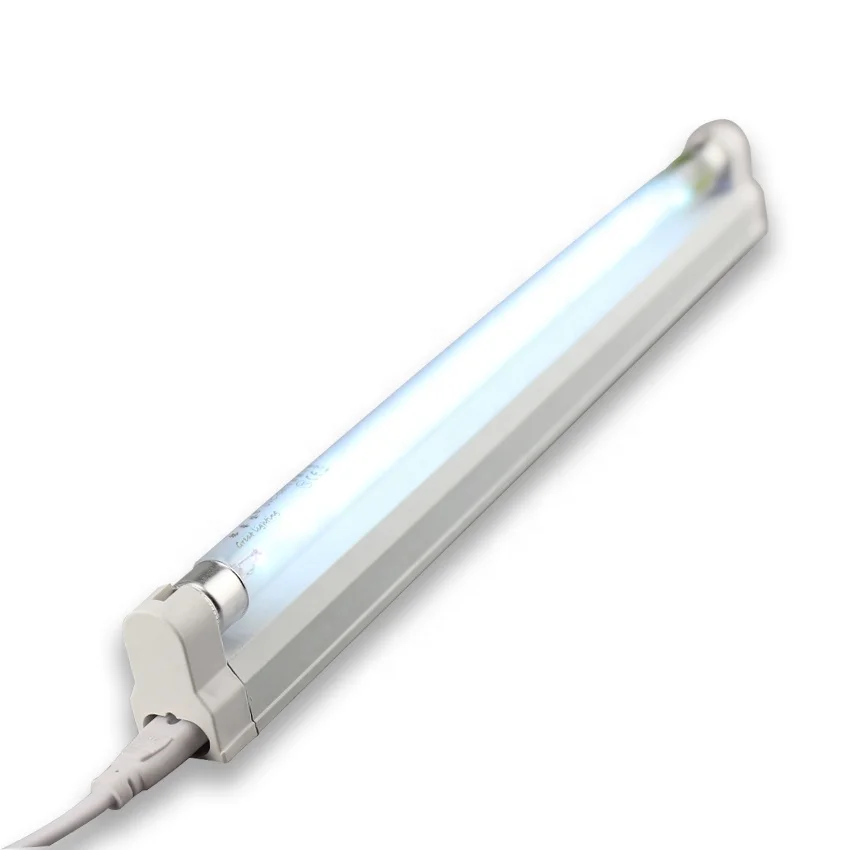 220V/110V 6W 8W 10W UVC 185nm 254nm T8 Quartz Tube Bactericidal lamp T5 Disinfect UV Sterilize Germicidal Ultraviolet Lamp