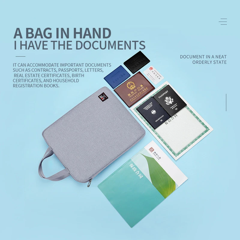 Деловой портфель для документов BUBM, сумка для конференций