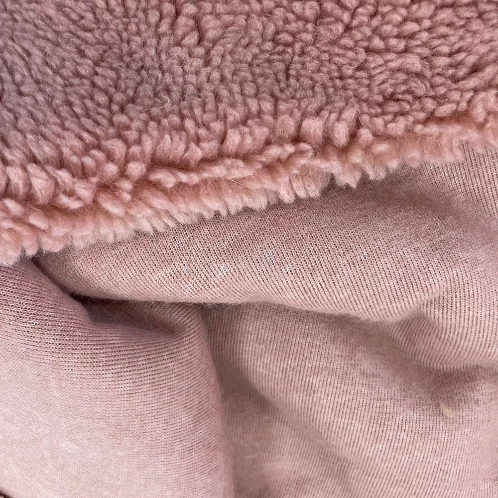 Factory Wholesale 490gsm Garment Micro Fleece Big Wool Knitted Fabric