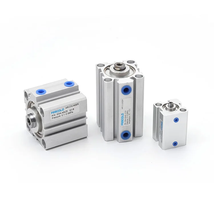 
Full Stainless Steel SS304 High Temperature BSDA Airtac standard compact pneumatic air cylinder 