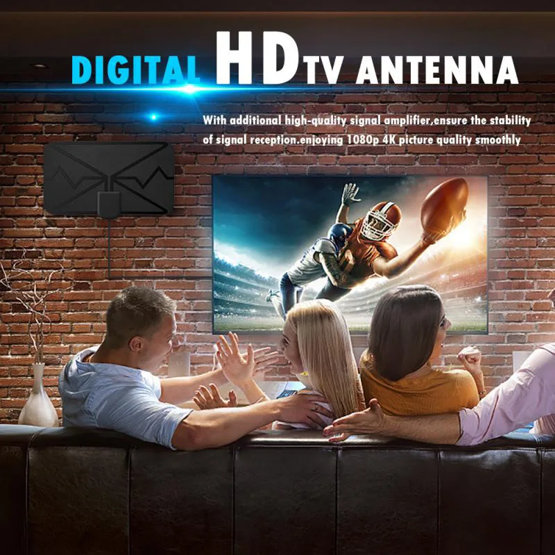 Manufacturer Indoor Hd Digital Tv Antenna Signal Enhancement Amplifiers 4K TV Antenna Signal Receivers