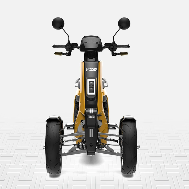 V28 2000W 3000W EEC Powerful Electric Scooter Tricycle with Two Front Wheel for Teenagers