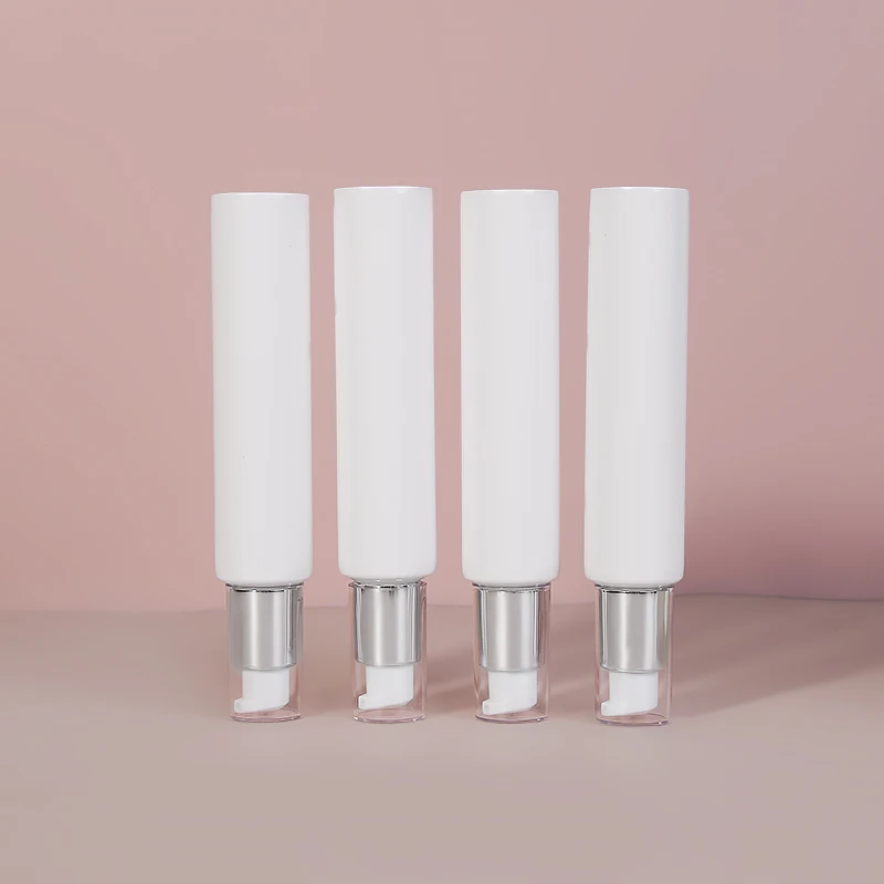 50ml Empty Eco Friendly Recycled PCR White Foam Airless Pump Lotion Pump Tube for Cosmetic Packaging