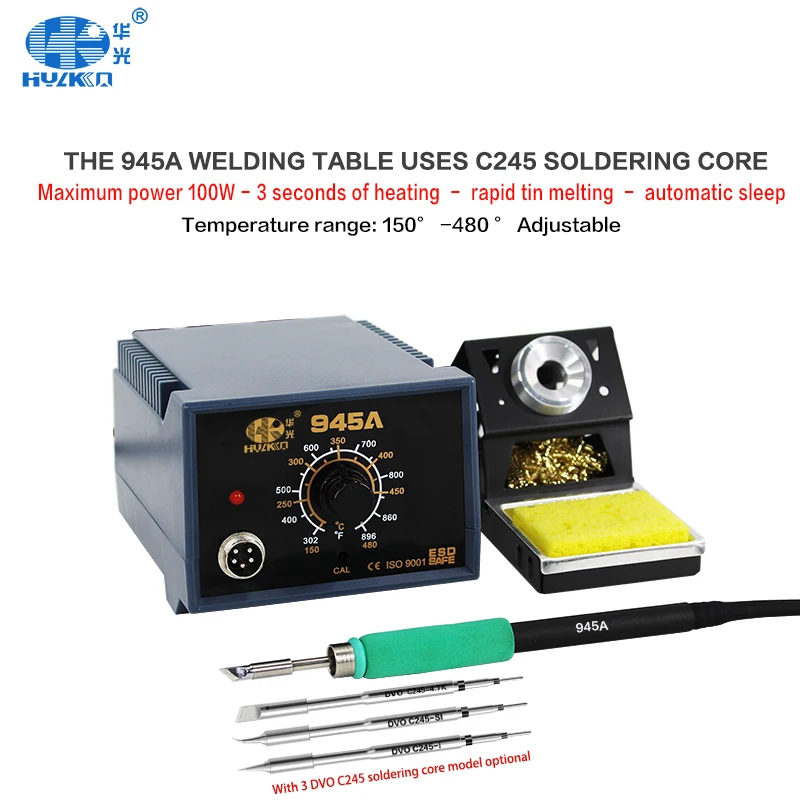 mobile phone maintenance Aojiw 945A 100W constant temperature welding station intelligent precision button Adjustment