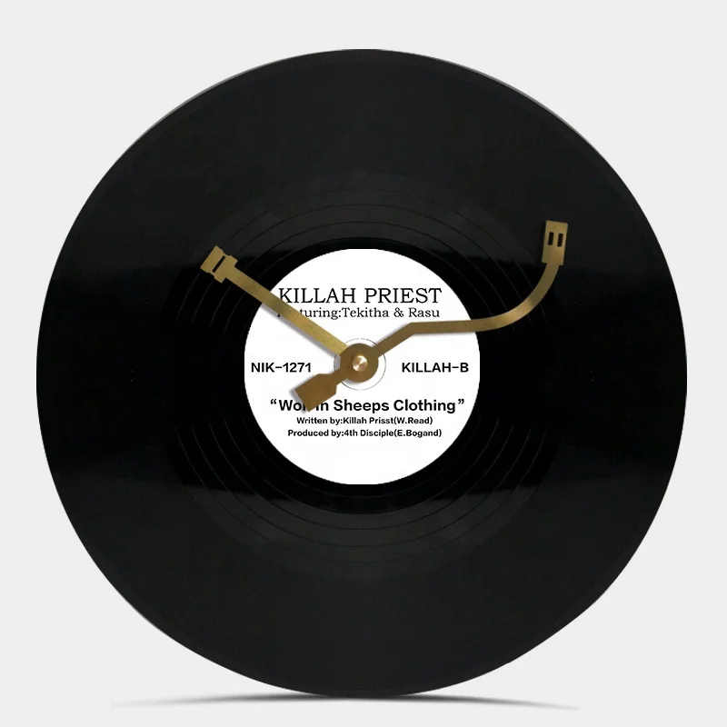 Creative Vinyl Record Funky Traditional Decorative Wall Clocks