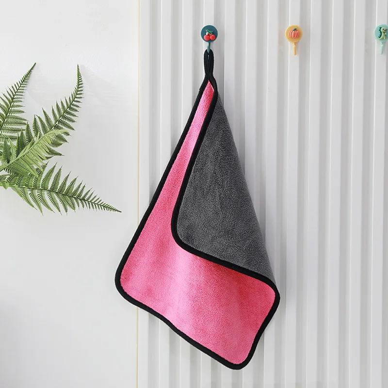 Coral Fleece Wash Microfiber Cloth Car Cleaning Microfiber Towel Car Drying Absorbent Towels