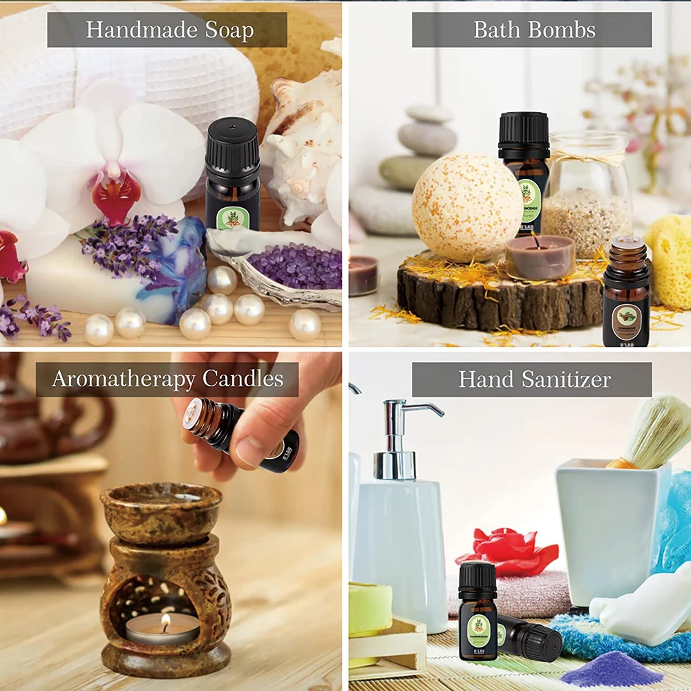 16 Scent Aromatherapy Essential Oils Private Label Gift Set 5ml Lavender Oil For Diffuser Relaxation And Calming