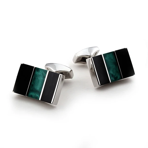 Haosen Wholesale Fashion High Quality Button Set Custom Men Cufflinks French Shirt Rectangle T Shirts Tuxedo Studs Metal Unisex