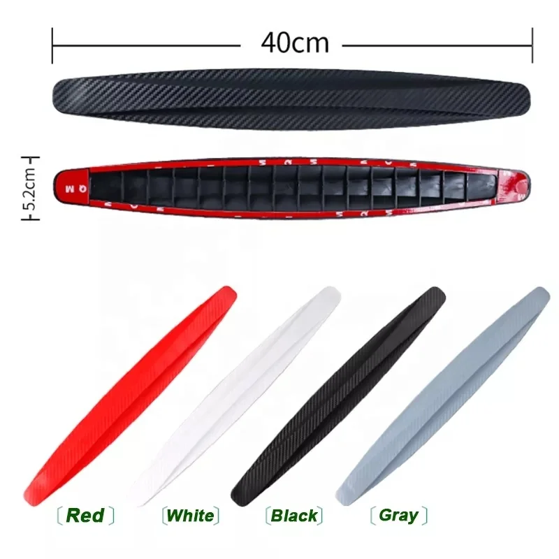 Dropshipping Hot SHOPIFY 2 Pcs Bumper Protective Strip Pvc Anti Collision Car Bumper Guard Strip