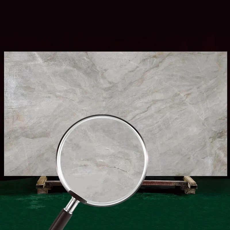 TMZ OEM/ODM 12mm-30mm 2.7g/cm3 Interior Polished 5 Years Slabs Semiprecious Stone losas Wall&countertop Taj Mahal Quartzite