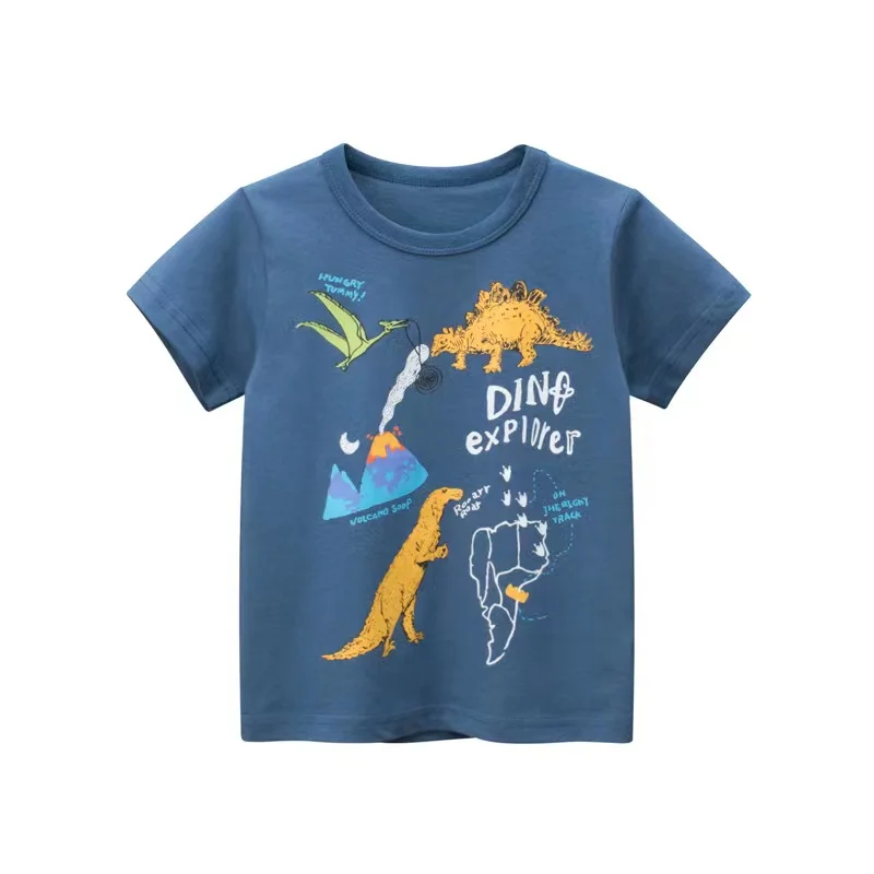 Wholesale Kids Boys T-shirt Pajamas Sets Cotton Soft Night Wear Sets