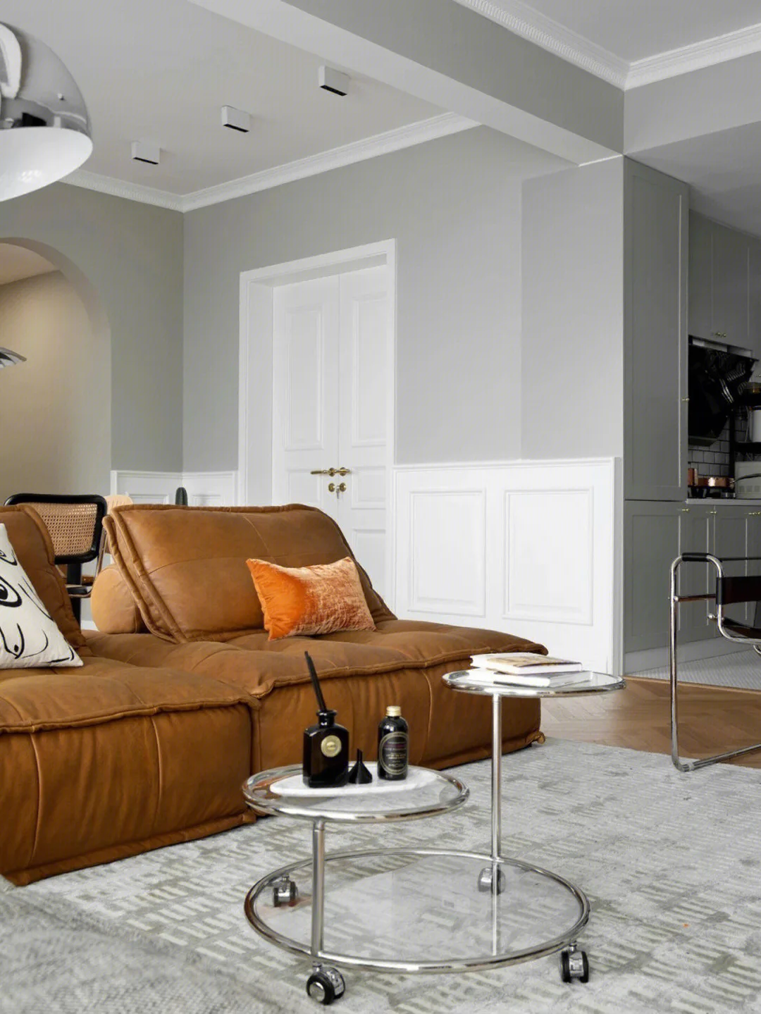 luxury Nubuck leather classic sofa living room Decor sofa exclusive