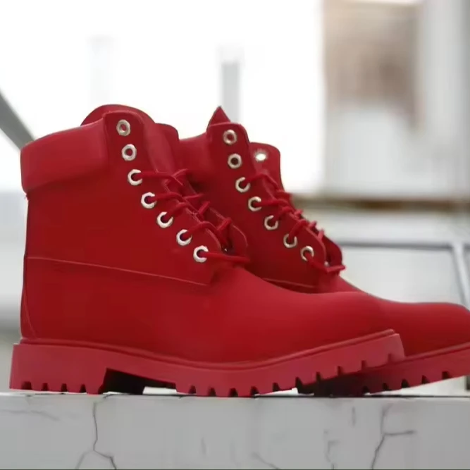 Мужские кожаные ботинки