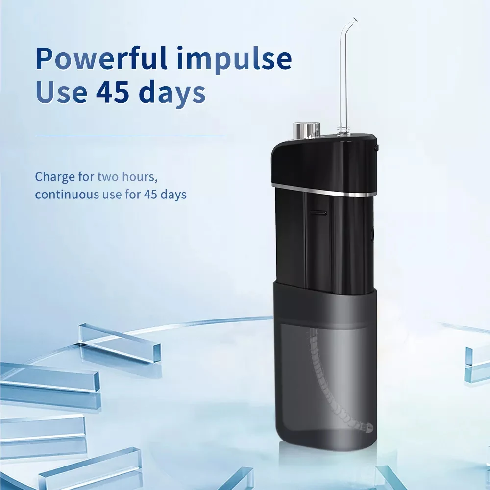 2022 New Arrival IPX7 Home Use Electric Rechargeable Portable Handheld Dental Cordless Teeth Cleaning Mini Water Flosser