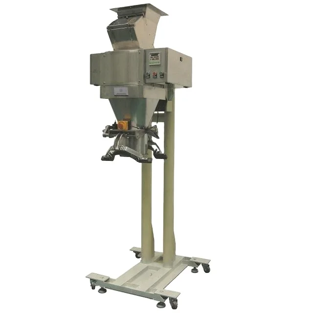 Packing machines for 25/50 kg bags caustic soda flakes