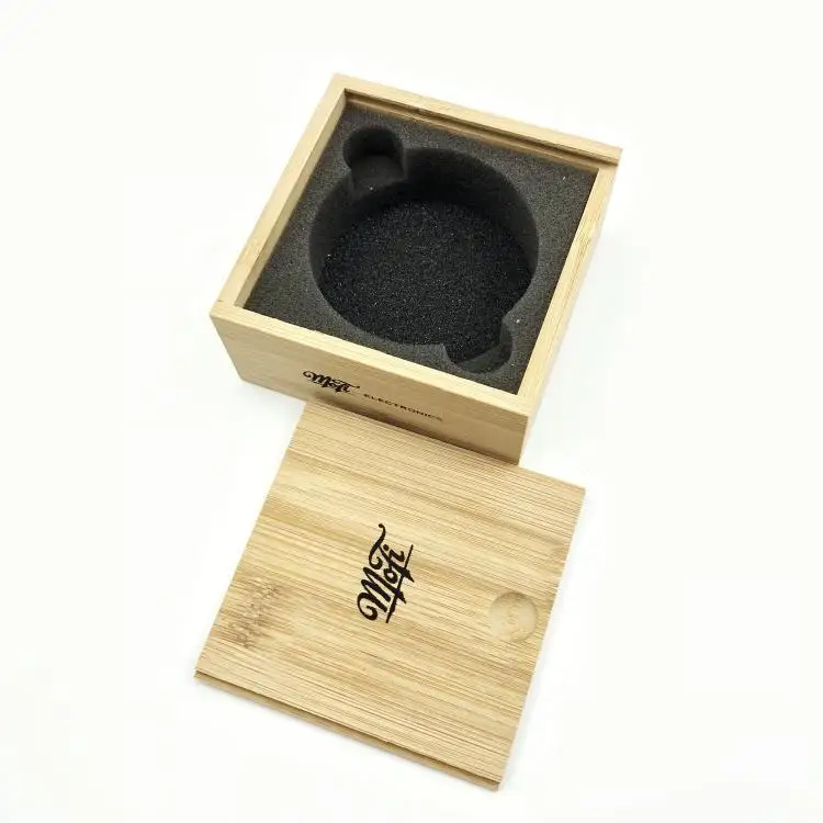 Custom logo Storage Package Gift Jewelry Bamboo Wooden Box Wholesale With Inserts