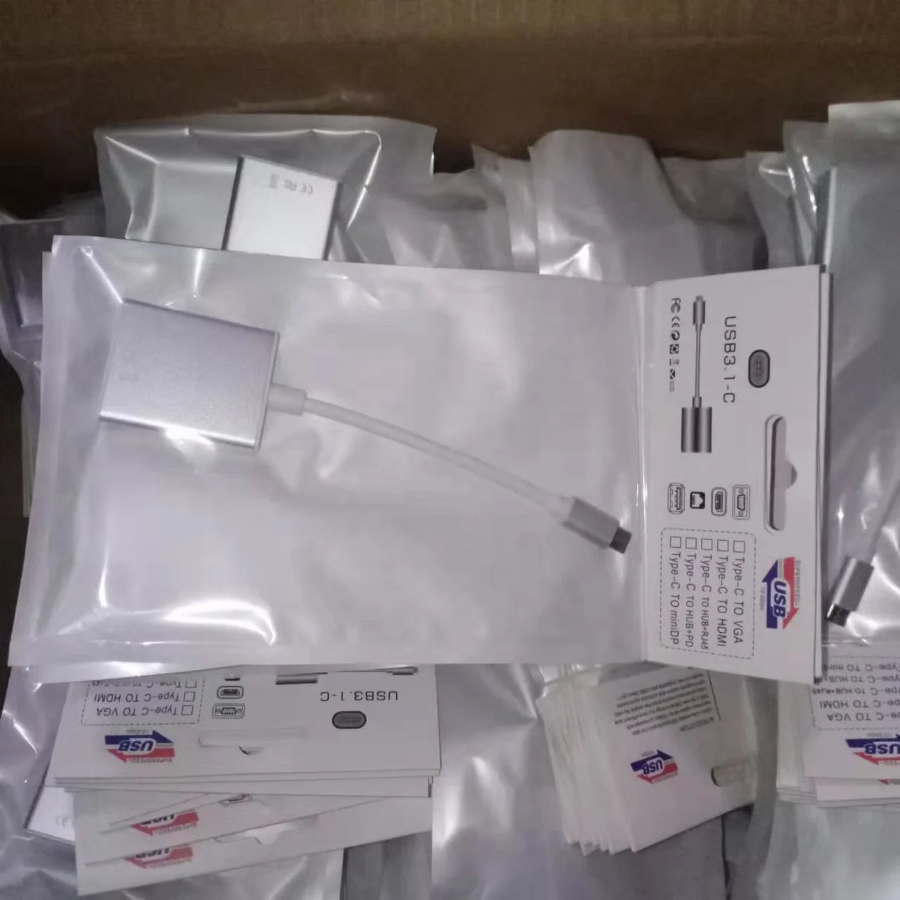 Professional Factory Direct Supply Amazon eBay Top sales USB C Type C HUB VGA converter Adapter