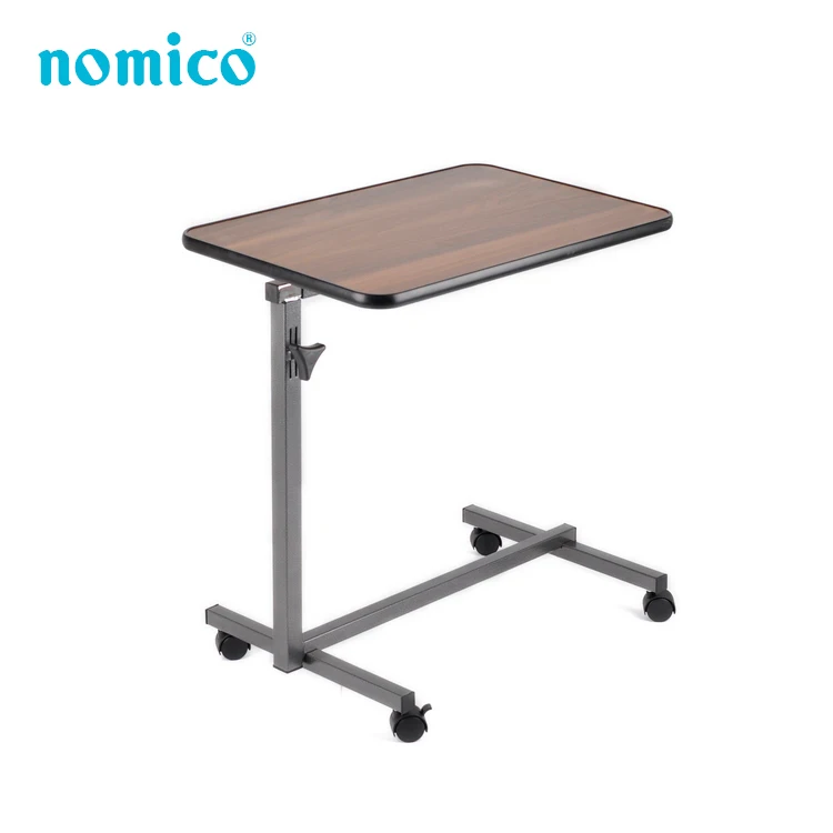 Suitable For Patient Adjustable And Moveable Hospital Bed Table Dinner Table
