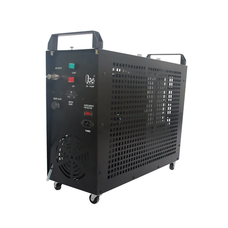 GX-E-5K2 310 бар/496 бар для 12 л газовый баллон охоты с низким уровнем шума дайвинга высокого давления Безмасляные газовые компрессоры