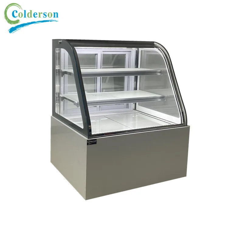 CDS-3SH-1800 arcade Cake Showcase 810L arc cabinet CE supermarket cake cabinet freezer cooler display refrigerator