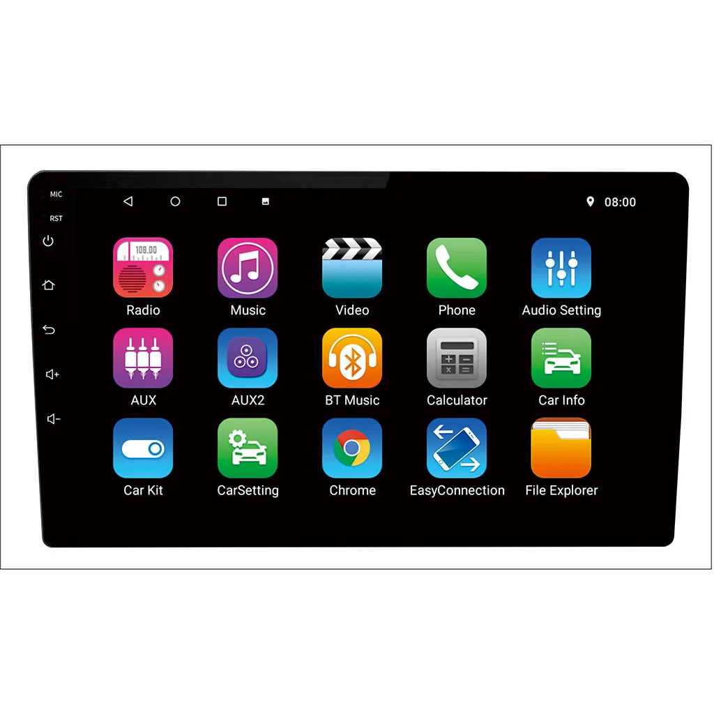 9inch Touch Screen Android 2 Din Car DVD Radio Multimedia Player GPS Navigation Universal for japan Peugeot nice Autoradio