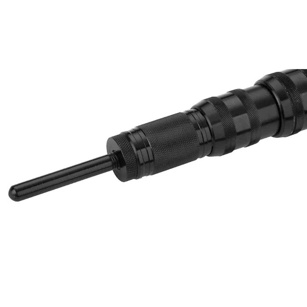 customized  carbon fiber  telescopic pole with spin lock for support pole black