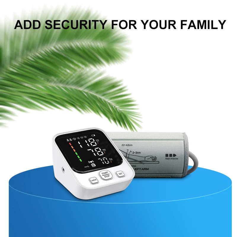 Blood Pressure Monitor Upper Arm Digital Fully Automatic Pulse Measurement Blood Pressure Measurement Large with Large Cuff