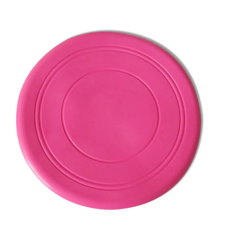 H248 Multi Colour Round Puppy Flying Disc For Medium Large Dogs Playing Toy Training Tool Non Toxic Soft Silicone Dog Discs