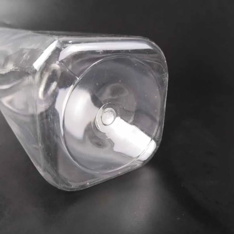 1L 33oz PET Plastic Clear Square Bottom Pump Bottles for Shampoo Shower Gel Conditioner Bottle Bath Cream Packaging