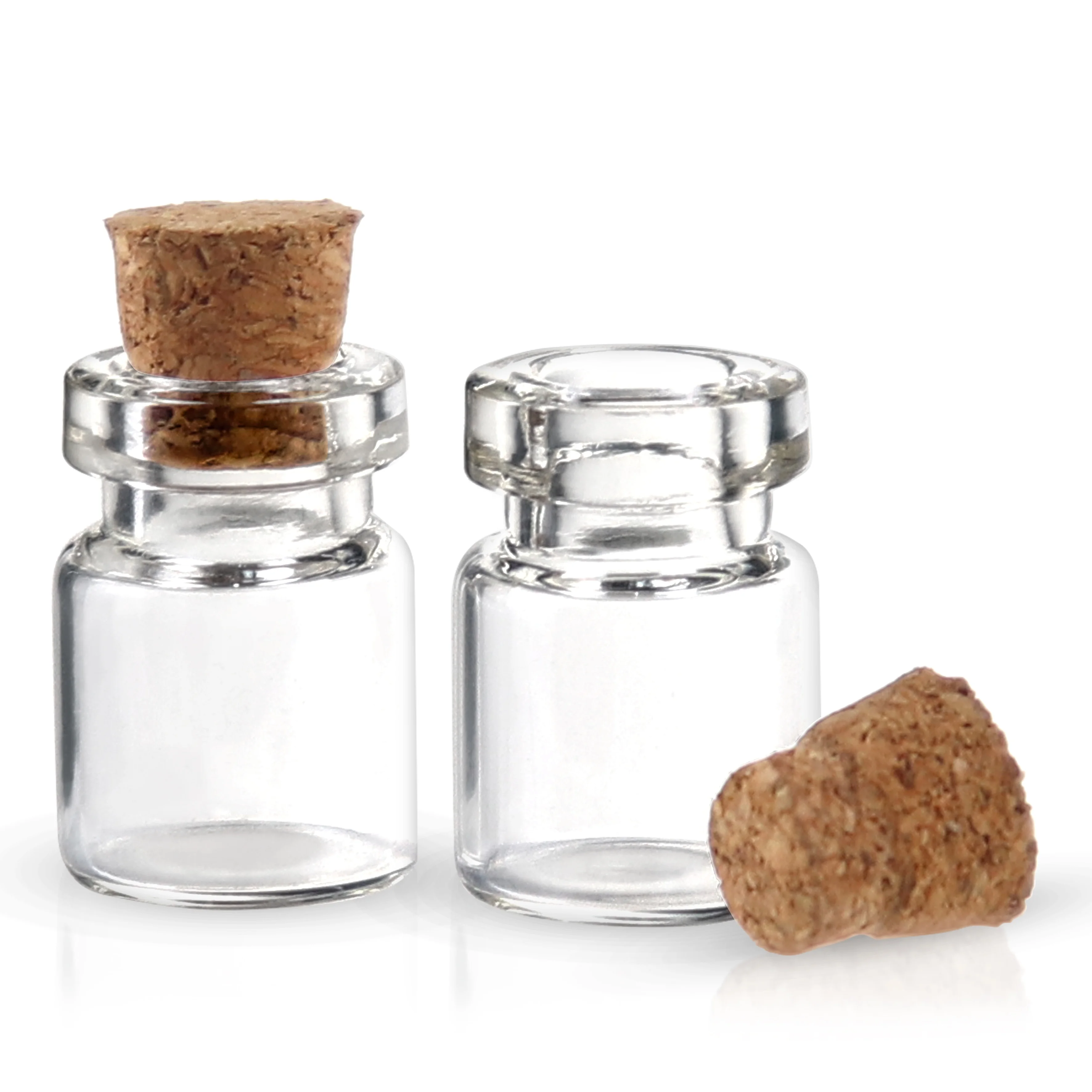 Packaging 0.5ml Test Tube Small Sample Vials Perfume Bottle with cork