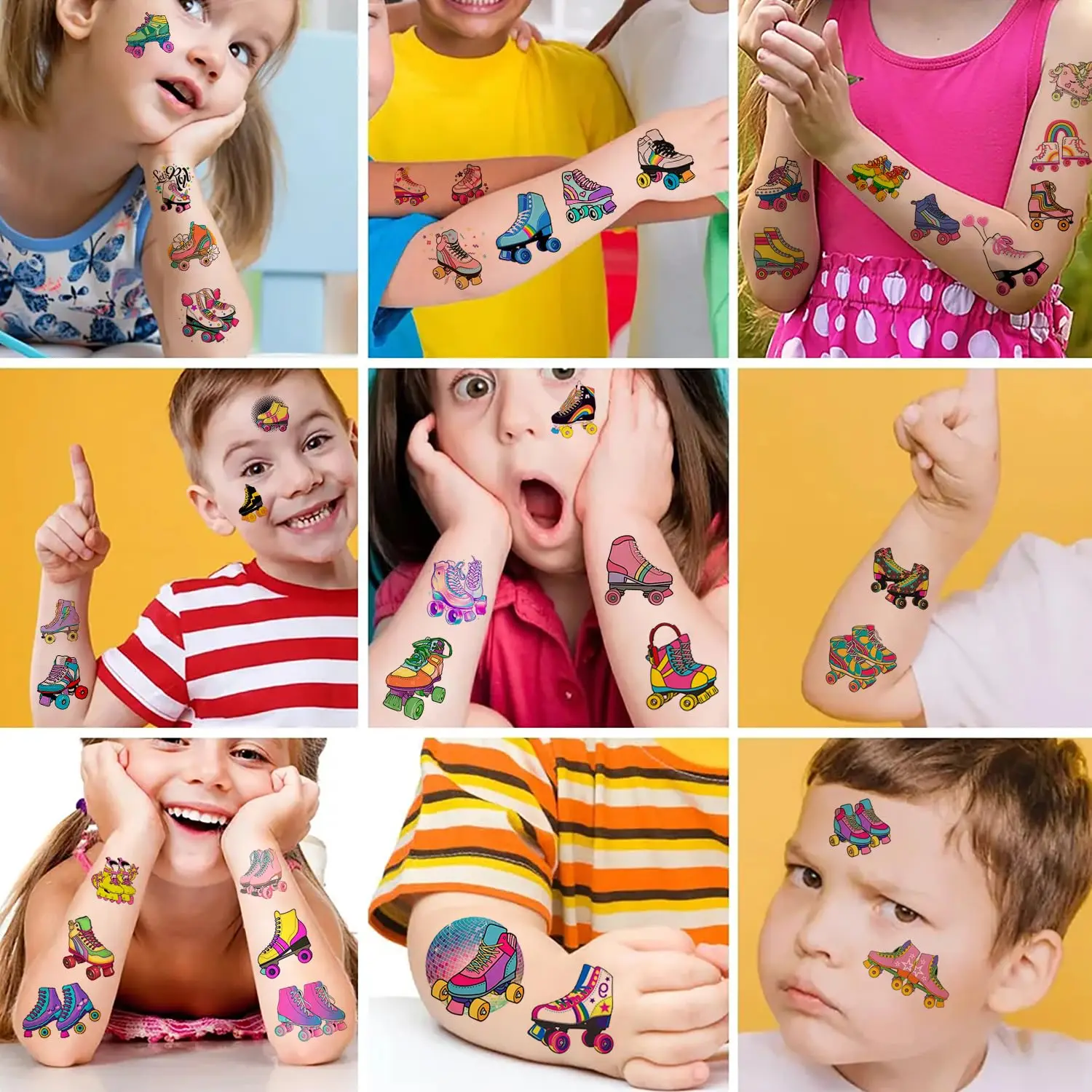 Custom Water Transfer Tatoo Kids Waterproof Temporary Tattoo Stickers