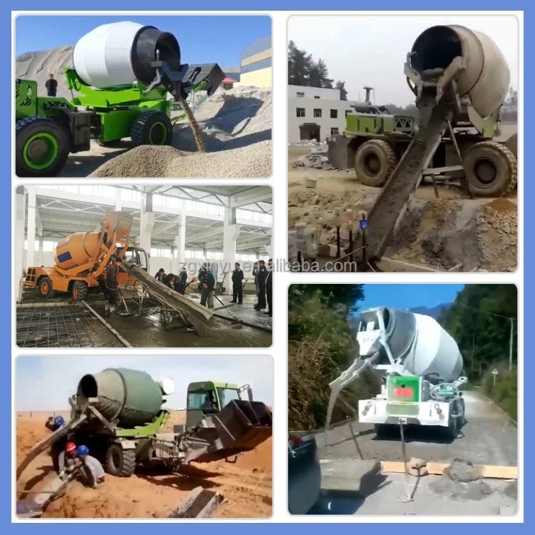 Self Loading Concrete Mixer Self-Loading Concrete Mixer Truck Self Loading Mixer