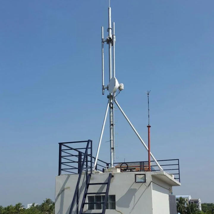 Монопольная самонесущая башня Телекоммуникация/GSM антенна трубчатая стойка