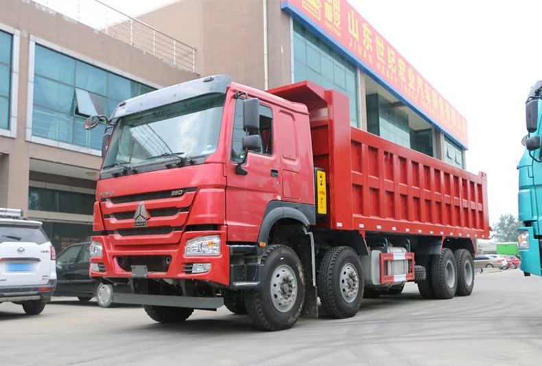  Indon Продажа Китай грузовик HOWO - 7 truk 380 hp 8*4 самосвал GB/6 (ZZ3317N4667E1) 8 2 метр новый