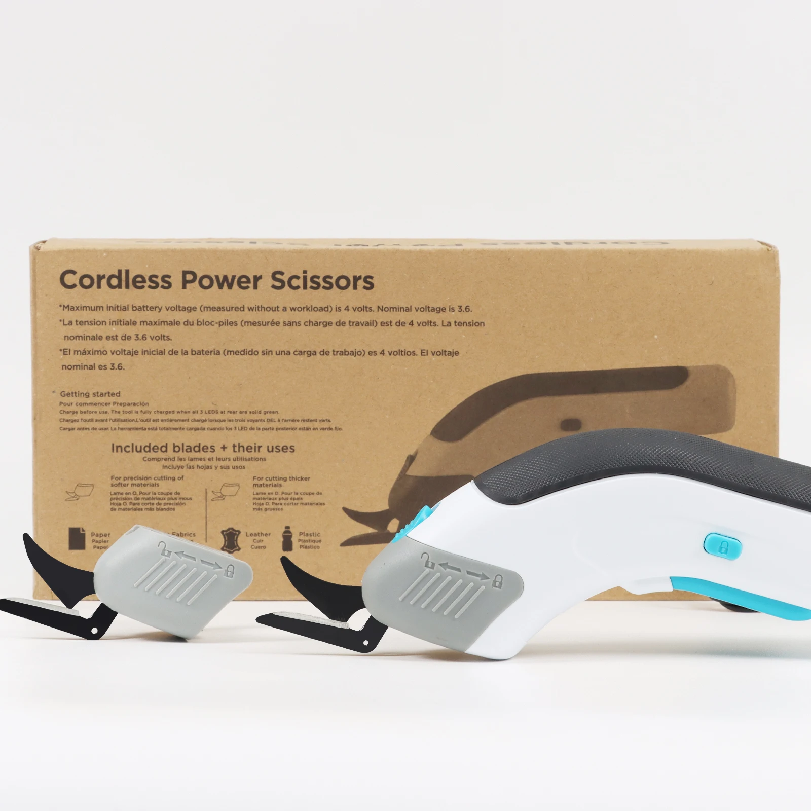 Cordless Electric Scissors for Knitting Fabrics Cutting Electric Trimming Scissors