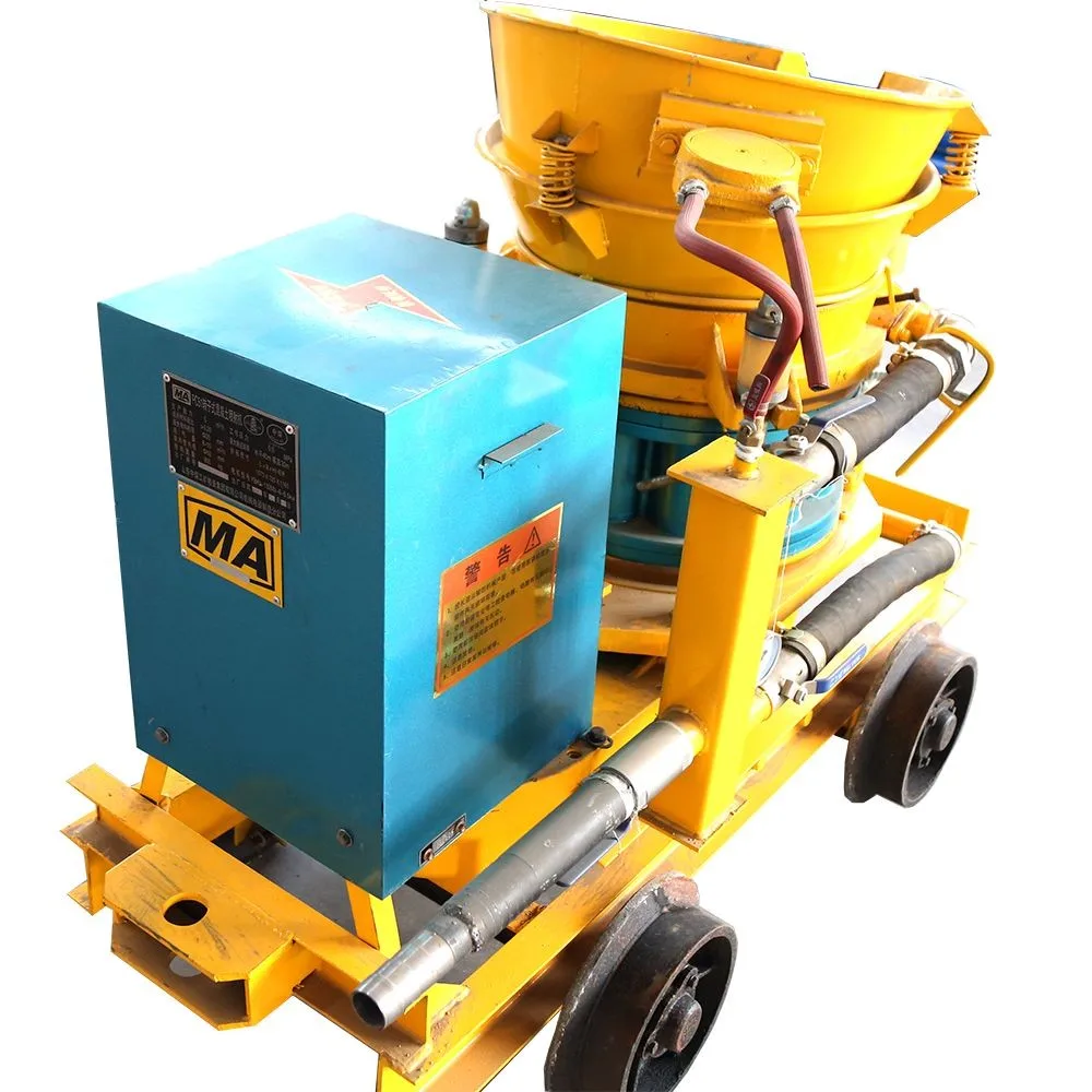 Small Mini Air Rotor Motor Dry Mix Shotcrete Gunite Concrete Spraying Machine Concrete Shotcrete Machine