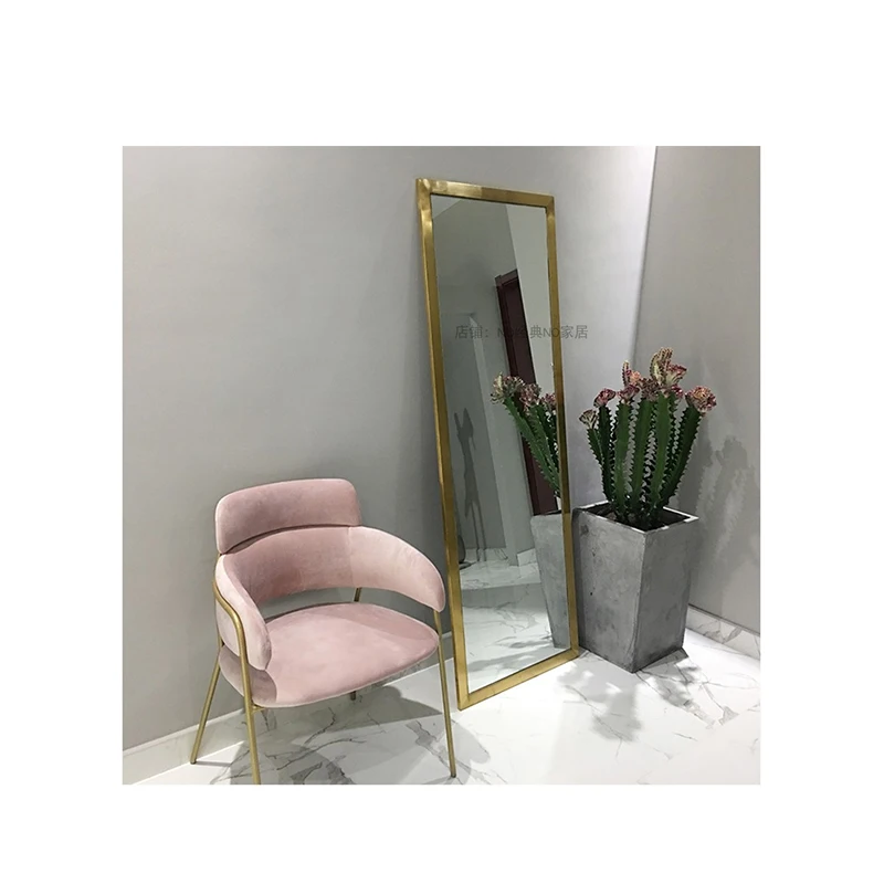 Italian Design Dining Room Furniture Restaurant Hotel Chairs Dining Metal Classic Modern Leisure Chair Iron