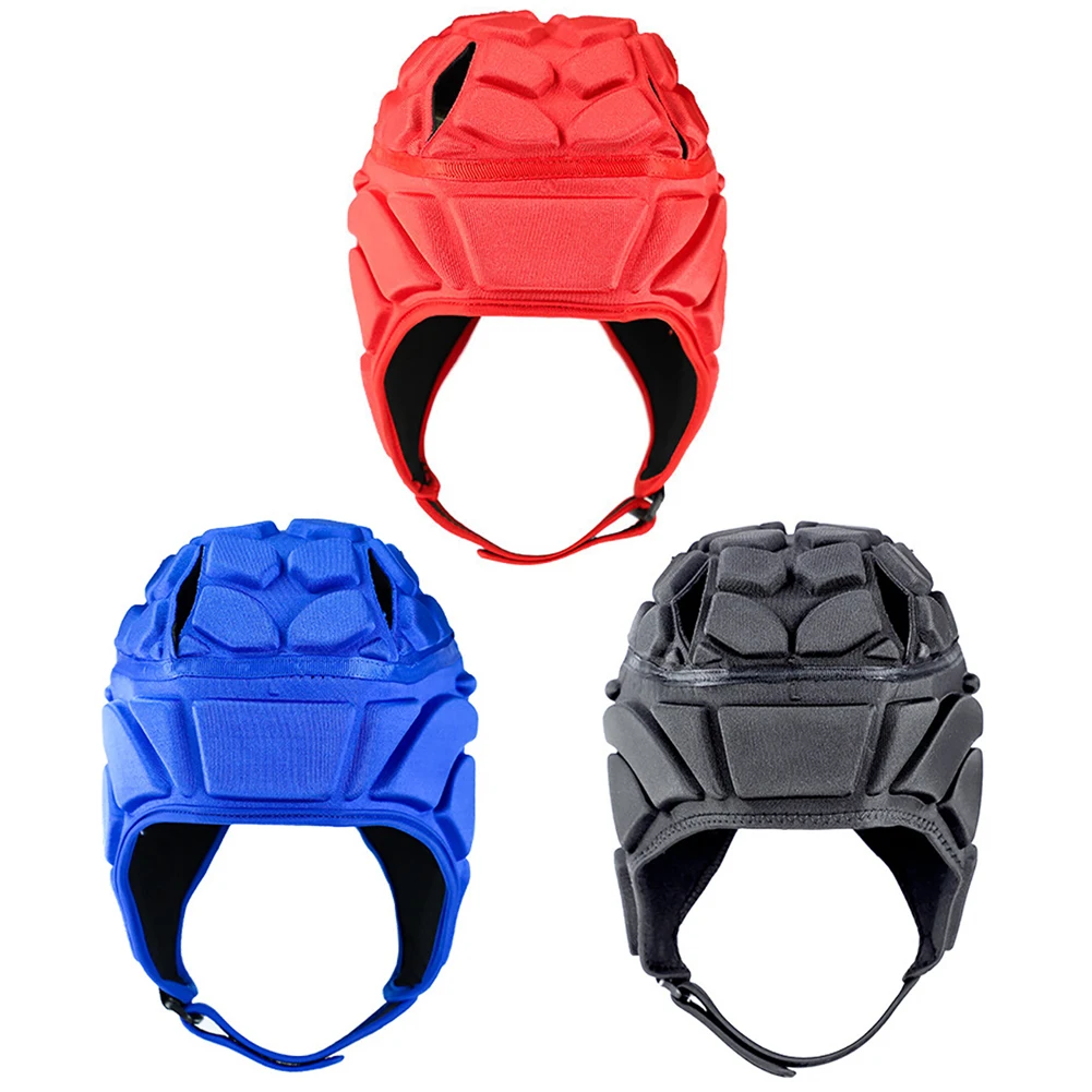 Sports Safety Eva Shockproof Headgear Protective Helmet Protector Pad Adjustable Rugby Helmet