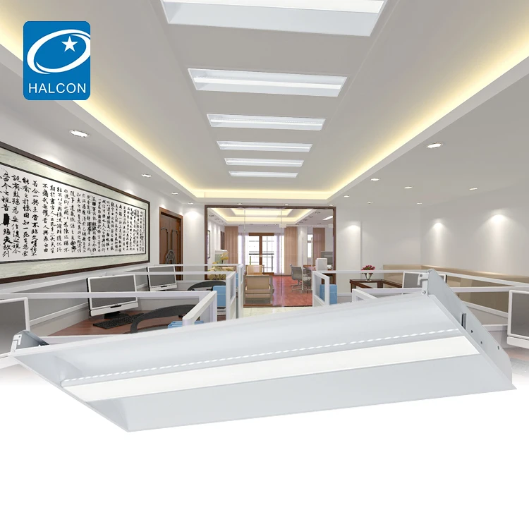 High Brightness Office Hospital Recessed Mounted Troffer Lighting 24w 36w 42w 50w 2x4 Led Panel Light