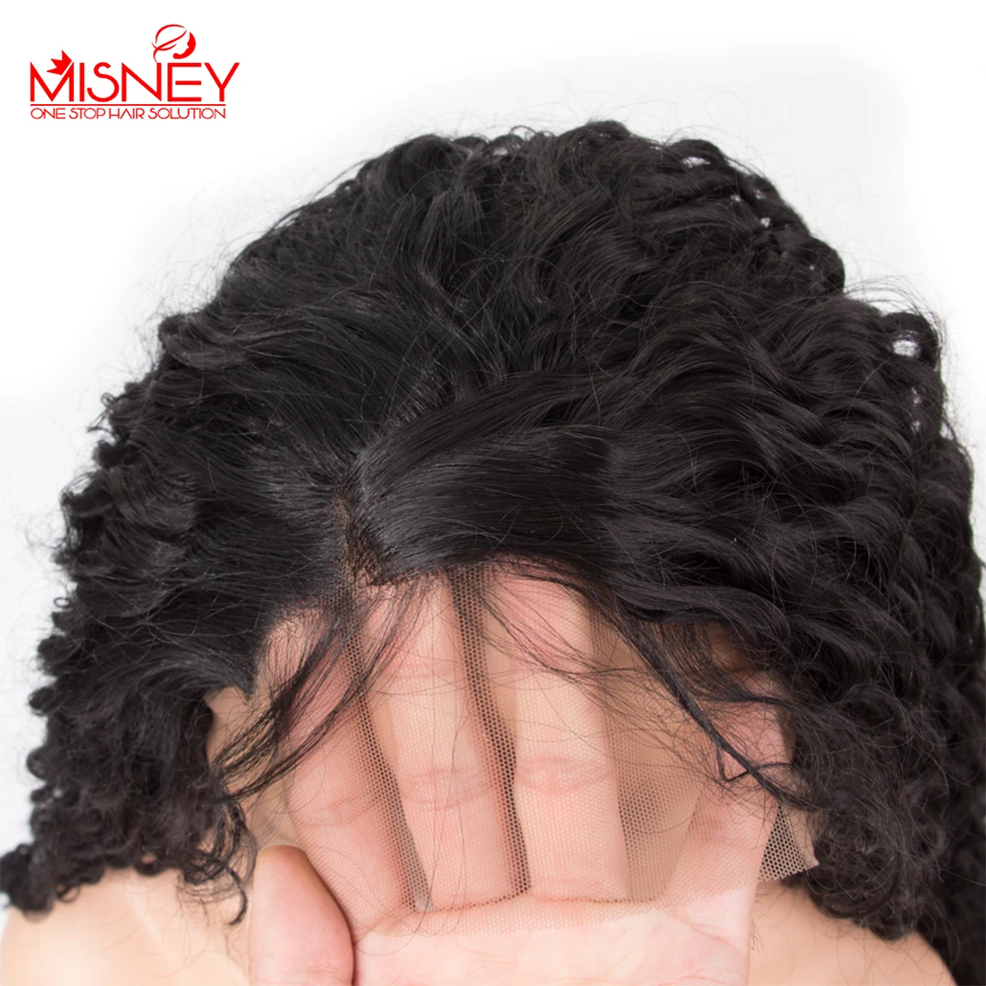 Бразильская глубокая волна 13x6 Кружева Фронтальные натуральные волосы парики для женщин 180% плотность Реми 13X4 свободная волна парики