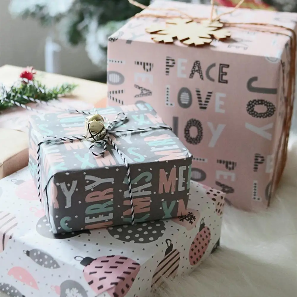 
Wholesale Printed wrapping paper for Christmas gift wrap 